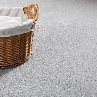 Steffensmeier Teppichboden Cambridge | Meterware Auslegware Wohnzimmer Schlafzimmer Kinderzimmer | grau | 200x400 cm - Grau