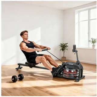 sportnow Wasser Rudergerät Schwarz