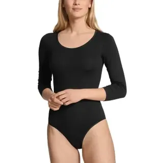 Calida Natural Comfort Bodysuit Schwarz Baumwolle Small Damen