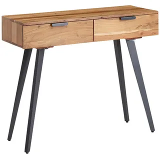 Wohnling WL6.155 Konsolentisch 90 x 78 x 36 cm Akazie/braun/grau