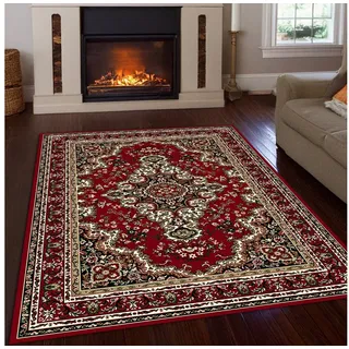 OTTO home Oriental Kurzflorteppich 60 x 110 cm Rot
