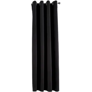 Gardinenbox NewYork Ösen 140 x 160 cm schwarz