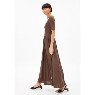 ARMEDANGELS Maxikleid Shirtkleid Braun L