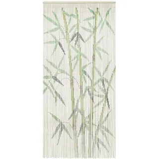 vidaXL Insekten-Türvorhang Bambus Druck 100x200 cm Bambus