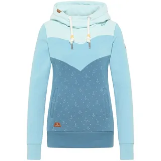 Ragwear TREGA Damen Frauen Kapuzenpulli,Kapuzenpullover,Hoodie,Stehkragen,Seitentaschen,Regular Fit - S
