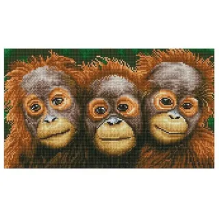 needleart world (hong kong) ltd. Diamond Painting Orang Utans 47 x 27 cm