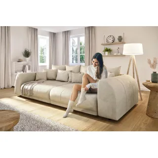 s-style möbel Big-Sofa Cord 5-Sitzer Beige