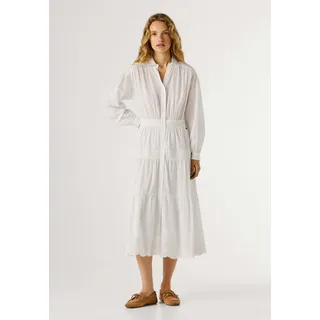 Pepe Jeans Maxikleid Weiß 36