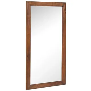 MASSIVMOEBEL24.DE Spiegel Akazie 115x6x60 Nougat lackiert Oxford #327