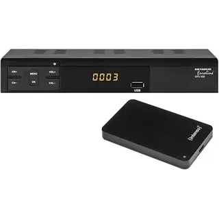 KATHREIN UFS 400 – HD Sat-Receiver, 1 TB Festplatte, PVR – Schwarz | DVB-S2, HDMI, SCART, 2 × USB für Medienwiedergabe oder Aufnahme