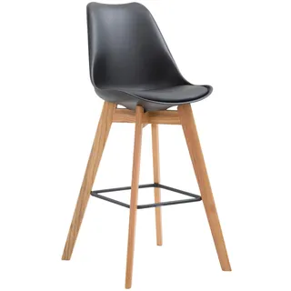 CLP Barhocker Metz Kunststoff natura/schwarz