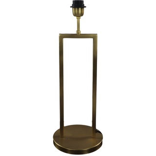 HSM Collection Tischlampe - eckiges Gestell - 20x20x55 - Gold - Metall