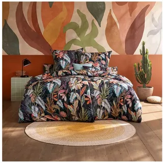 Estella Juliane Blätter Schwarz 155 x 220 cm + 80 x 80 cm + 40 x 80 cm