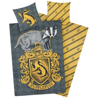Harry Potter Bettwäsche - Hufflepuff - multicolor  - EMP exklusives Merchandise! - Standard