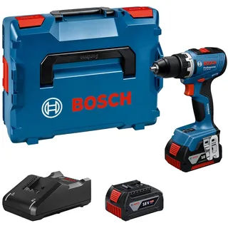 Bosch GSR 18V-65 inkl. 2 x 5,0 Ah Akku + Ladegerät + L-Boxx