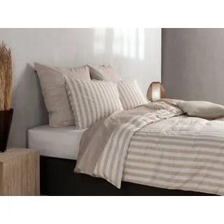 Zo!Home Heckettlane Bettwäsche ca. 135x200cm in Farbe Sandy-Beige