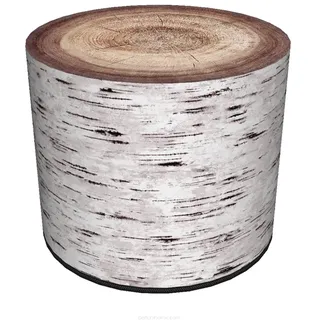 Bertoni Hocker Sitzhocker Pouf für Balkon & Garten Puff Codura Wetterfest 40 x 40 cm Garten Sitzsack Outdoor & Indoor Runder Sitzpouf mit abnehmbarem Bezug Waschbar Alba