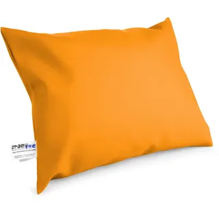 Sport-Tec Kopfkissen, Couchkissen, Therapiekissen, Sitzkissen, Stützkissen aus Kunstleder, 45x35x9 cm, Mango