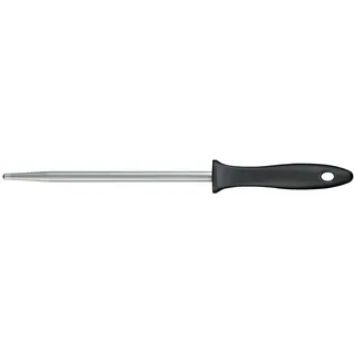 Fiskars Wetzstahl Essential, Rostfreier Edelstahl, HRC 53, Klingenlänge: 20 cm, Schwarz/Silber, 1065581