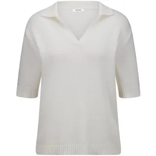 Pullover Polokragen Peter Hahn weiss, 50
