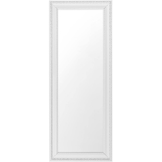 Schöner Spiegel im Vintage Stil weiß/silbern Wandspiegel 130 x 50 cm Vertou