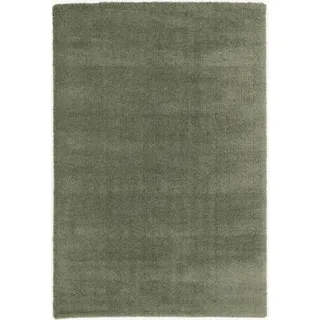 Hochflor-Teppich OCI DIE TEPPICHMARKE "Soft Dream" Teppiche Gr. B/L: 140 cm x 200 cm, 30 mm, 1 St., grün (olivgrün) Esszimmerteppiche besonders weich durch Microfaser, Wohnzimmer