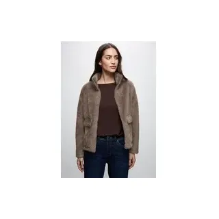 Street One Fake Fur Jacke - Braun