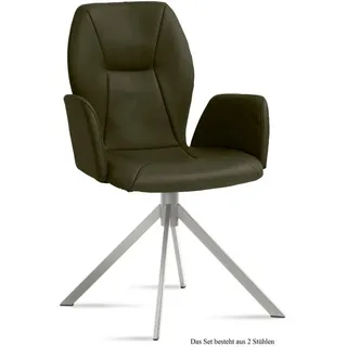 58aufmkessel Dottie Armlehnstuhl 58 x 92 x 60 cm Khaki 2 St.