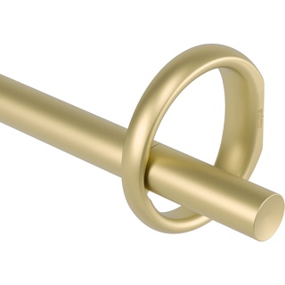 Umbra Ringlet ausziehbare Gardinenstange mit 2,5 cm Durchmesser, 107-305 cm, Gold