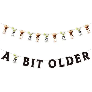 2 Stück Martini-Party-Banner, Vorbespannt Martini-Party-Dekorationen Espresso-Martini-Girlande Martini-Glas-Banner Martini-Geburtstagsparty-Dekor für Hochzeit Verlobung Junggesellenabschied