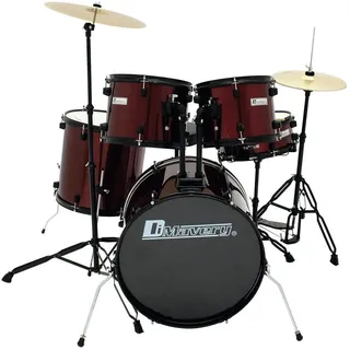 Dimavery DS-200 Schlagzeug-Set, weinrot