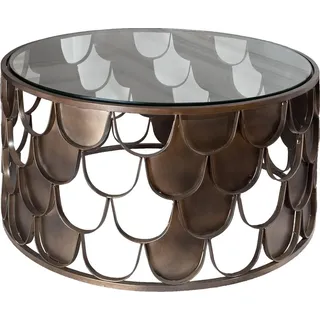 Riess-Ambiente Abstract Braun Messing 60 x 35 cm