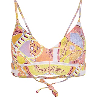 O'Neill Wave Bralette Bikini Top yellow scarf print (32013) 42