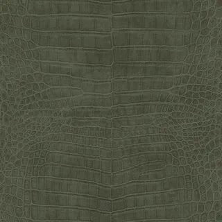 Rasch Textil African Queen III Vliestapete Krokodilleder 10,05 m x 0,53 m 751352 Dunkelgrün