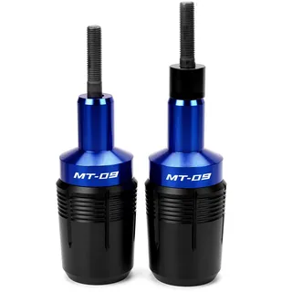 Motorrad Sturzpads Sturzschutz Für MT09 Tracer 2025 2024 MT-09 SP 2021-2026 | MT 09 2025 2024 MT09 SP 2021 2022 2023 TRACER9GT MT-09 TRACER zubehör Motorrad Rahmen Schieber Crashpads Protektoren (Blau)