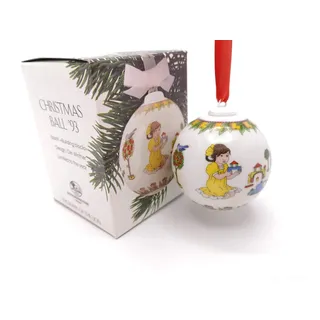 Hutschenreuther - Weihnachtskugel 1993 - Kugel aus Porzellan - NEU - OVP - 1. WAHL