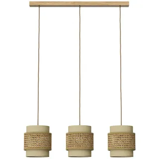 Vicco Morten 3-flg. 70 cm Rattan/Creme