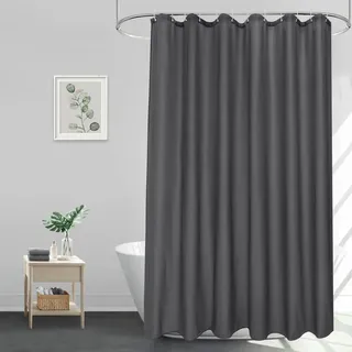 luxuskollektion Duschvorhang 180 x 220 cm dunkelgrau