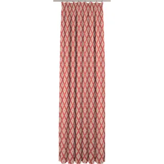 ADAM Audio Vorhang ADAM "Maroccan Shiraz Light" Gr. 3, rot, B:145cm H:225cm, Jacquard, Baumwolle (Bio-Baumwolle), Gardinen, aus 100% Bio-Baumwolle