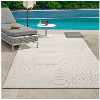 The CarPET Teppich »Santo Plus«, rechteckig, 5 mm Höhe, Plus moderner robuster In und Outdoor Teppich beige