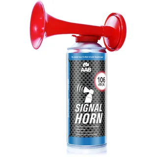AABCOOLING AAB Signal Horn – Laut Nebelhorn 106 dB(A) Mit Nicht Brennbarem Gas, Airhorn, Fußball Tröte, Gasfanfare, Pressluft Luftdruck Fanfare, Drucklufthupe, Tröte