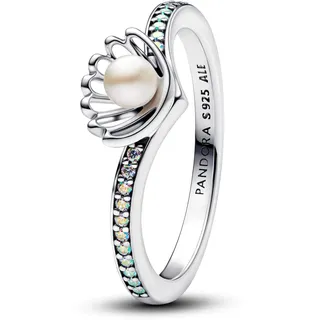 Pandora Disney Prinzessin Arielle Muschel Ring Silber Weiß Gr. 60