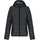 Damen-Steppjacke mit Kapuze Dunkelgrau L
