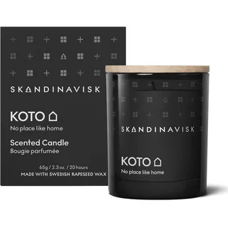 SKANDINAVISK Duftkerze, Koto(ZuHause), 65g | Schwedisches Rapswachs. Bis zu 20 Stunden Brenndauer. Hergestellt in der EU. Inspiriert von skandinavischer Natur.
