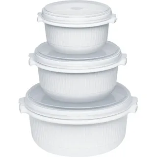 Emsa Micro Family Frischhaltedose weiß 0,5 l 3-teilig