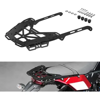 NICECNC Motorcycle Rear Luggage Rack Compatible with Yamaha Tenere 700 / XTZ 700 2019-2023,Luggage Cargo Rack Extension Carrier