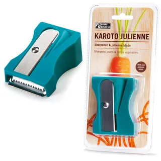 Karoto Julienne - Karottenschärfer mit Julienne-Klinge | lustige Küchenhelfer | aus einer Reihe einzigartiger Schäler für die Küche | lustige Küchenutensilien | von Monkey Business