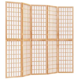vidaXL 5-tlg. Paravent Japanischer Stil Faltbar 200x170 cm