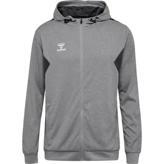hummel Authentic Pl Kapuzenjacke grau XL