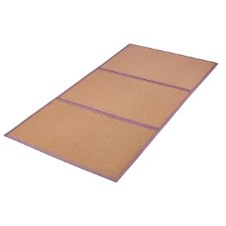 VEVOR Japanische Tatami-Matte, Twin-Size faltbare japanische Tatami-Matratze (natürliches Schilfrohr), japanische Bodenmatratze mit rutschfester U... - Braun